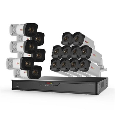 Revo America Revo America RU162B16E-4T Ultra HD 16 Channel 4TB NVR Surveillance System with 16 x 2 Megapixel Cameras RU162B16E-4T